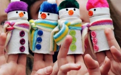 5 manualidades de invierno para hacer con tubos de papel higiénico